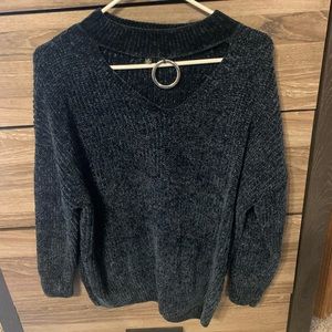 Soft ribbed sweater top
